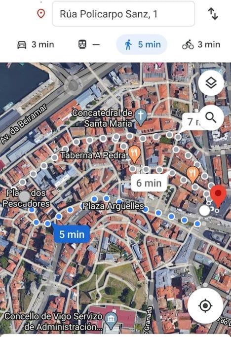 Actualizado 2024, Centro, Pleno Casco Vello Lejlighed Vigo Eksteriør billede